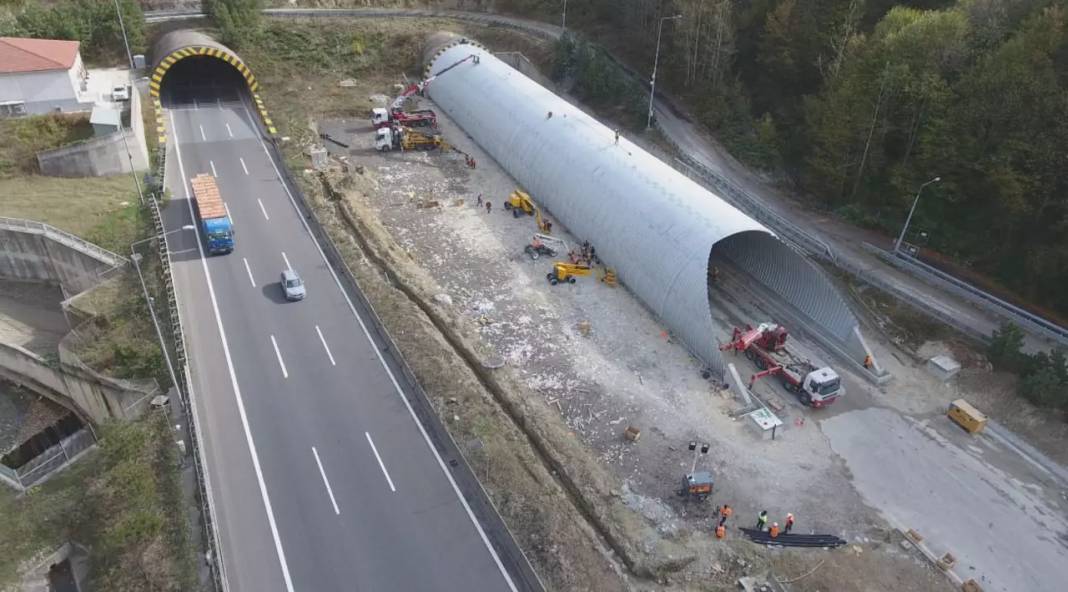 Bolu dağı tünel yolunda çalışmalar bitti, yolun ulaşıma açılacağı tarih belli oldu! 2