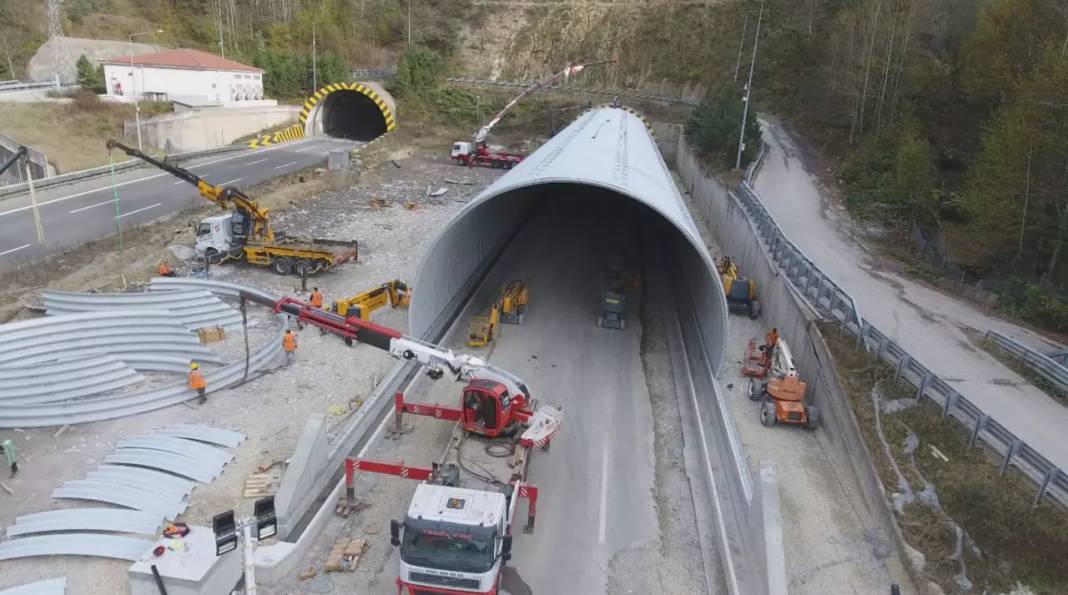 Bolu dağı tünel yolunda çalışmalar bitti, yolun ulaşıma açılacağı tarih belli oldu! 3