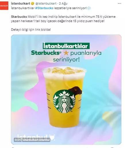 İBB Gazze katliamına sessiz kaldı, İsrail mallarına boykota katılmadı, üstelik İBB kart ile öğrencileri Starbucks'a böyle yönlendirdi 3