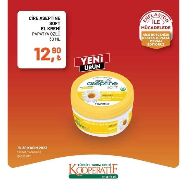 Tarım Kredi Market efsane Kasım ayı indirim kampanyasına katılarak 23 -30 Kasım 2023 indirimli ürün kataloğunu yayınladı, Et Süt Peynir... 52