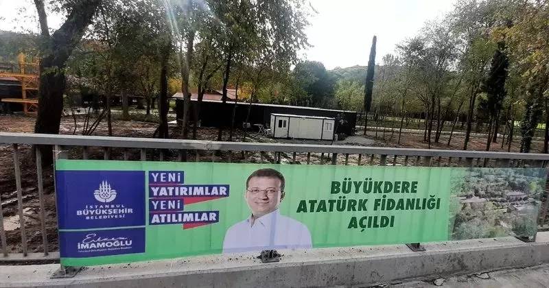 CHP Genel Başkanı Özgür Özel ve İBB Başkanı Ekrem İmamoğlu'nun şov yaparak açtıkları fidanlığa giriş yasak 4