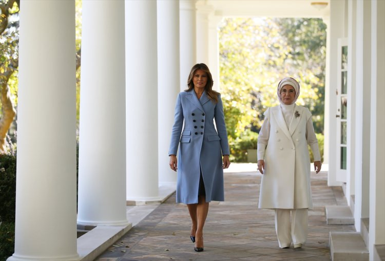 Emine Erdoğan ve Melania Trump bir araya geldi 6