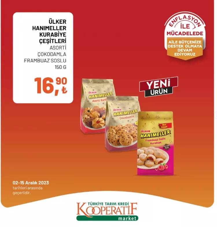 Tarım kredi Market'ten dev indirim kampanyası! 02-15  Aralık 2023 güncel indirimli ürün kataloğunu yayınladı, Et, Süt, Yumurta... 26