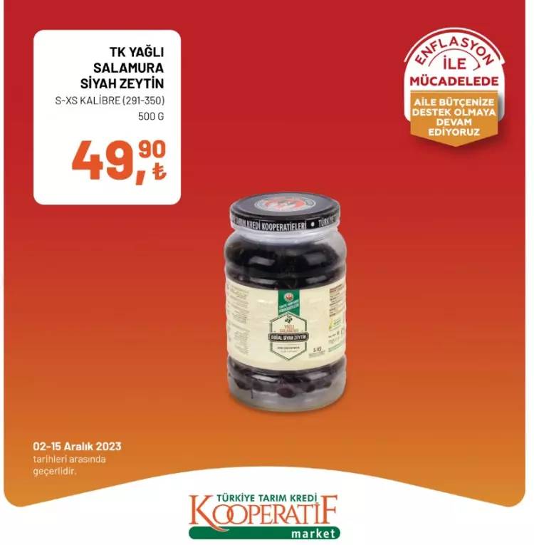 Tarım kredi Market'ten dev indirim kampanyası! 02-15  Aralık 2023 güncel indirimli ürün kataloğunu yayınladı, Et, Süt, Yumurta... 51