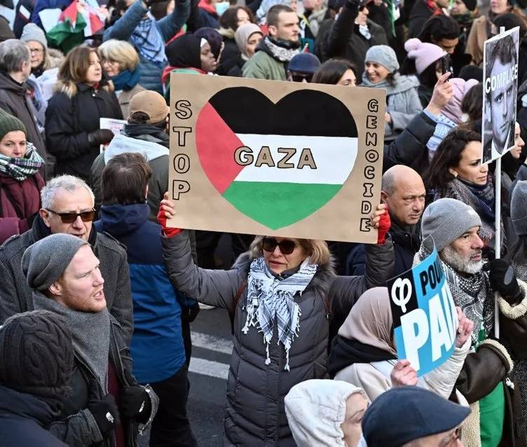 Dünya yeter artık diyerek Gazze için ayakta, yüz binler sokaklara döküldü, Beyaz saray önünde 'ölüm' protestosu 11