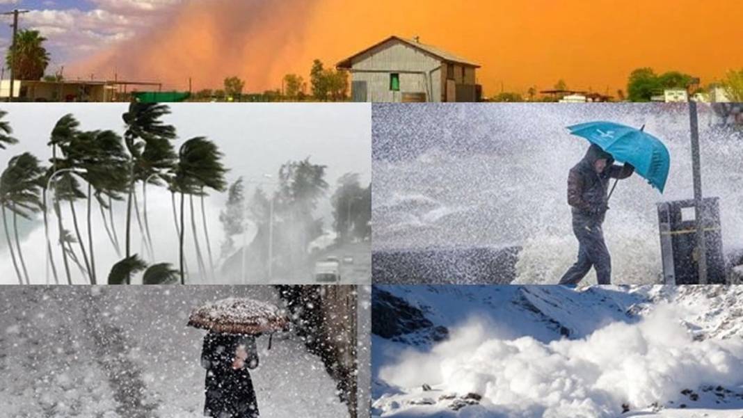 Meteoroloji o illeri uyardı, Kar, Fırtına ve Şiddetli yağmurlara dikkat! Ülke geneli 10 Aralık Pazar hava durumu şu şekilde olacak 1