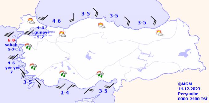 Meteorolojiden o İlimize kuvvetli kar yağışı uyarısı! 14 Aralık Perşembe hava durumu ve sıcaklıkları nasıl olacak? 10