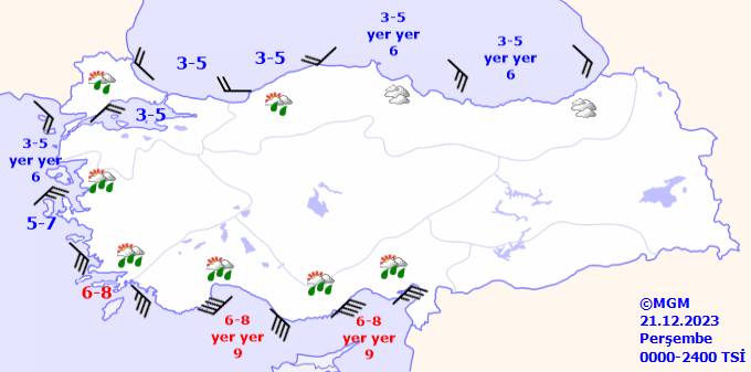 Meteoroloji açıkladı! yağışlar geri geliyor, o ile dikkat! 21 Aralık Perşembe tüm ülke geneli hava durumu 10