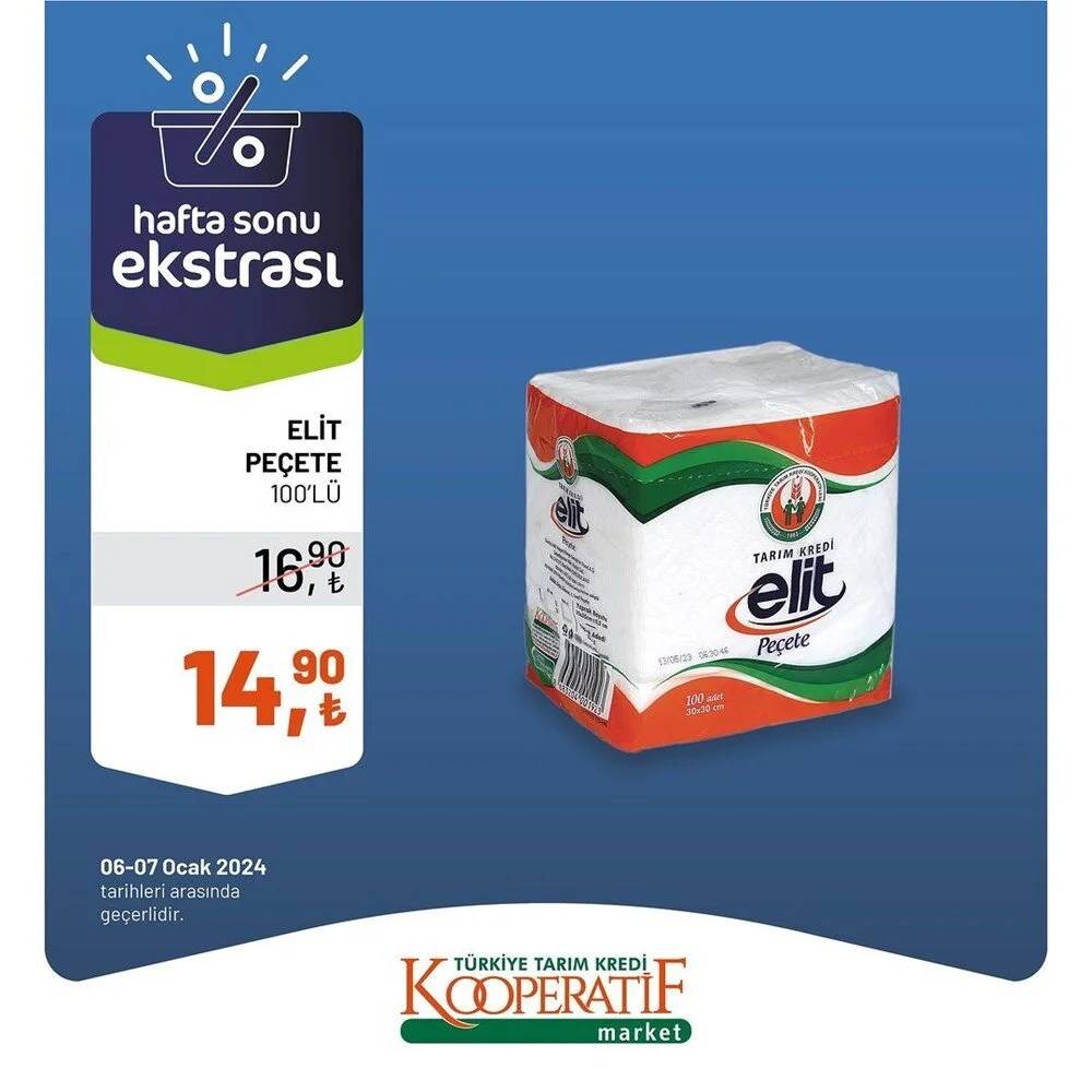 Tarım Kredi Market yine yaptı yapacağını! 10 -14 Ocak tarihleri arasında geçerli olacak dev indirimli ürün kataloğunu yayınladı 23