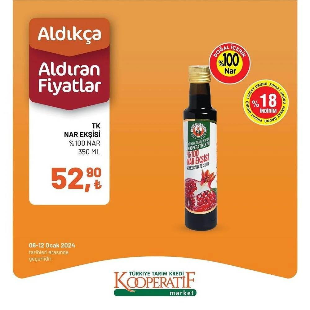 Tarım Kredi Market yine yaptı yapacağını! 10 -14 Ocak tarihleri arasında geçerli olacak dev indirimli ürün kataloğunu yayınladı 3