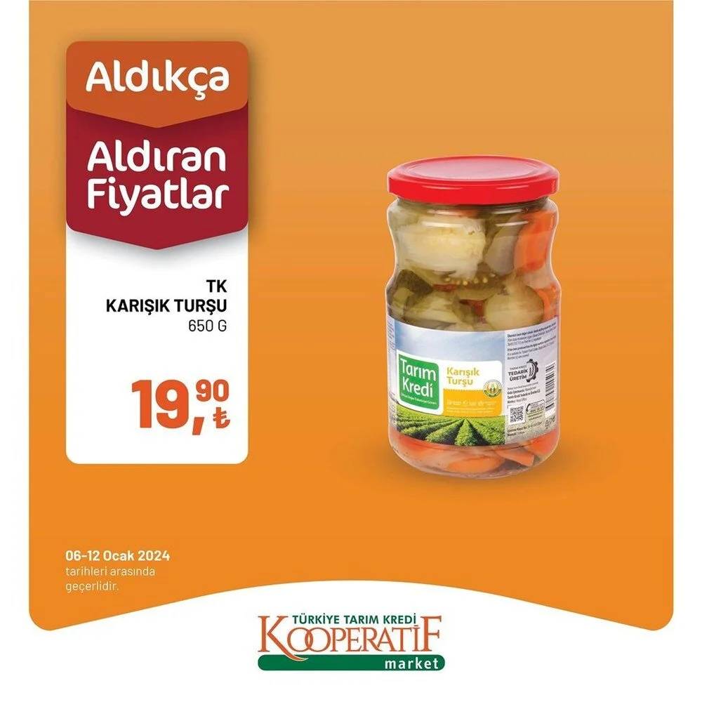 Tarım Kredi Market yine yaptı yapacağını! 10 -14 Ocak tarihleri arasında geçerli olacak dev indirimli ürün kataloğunu yayınladı 6