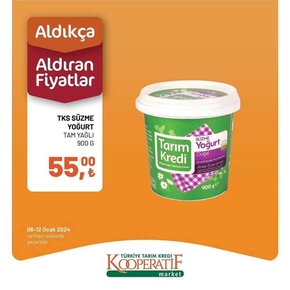 Tarım Kredi Market yine yaptı yapacağını! 10 -14 Ocak tarihleri arasında geçerli olacak dev indirimli ürün kataloğunu yayınladı 9