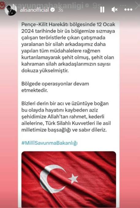 Kahraman 9 şehit asgerimiz için sanat dünyasından mesaj yağdı: ''Kahrolsun katiller'' 11