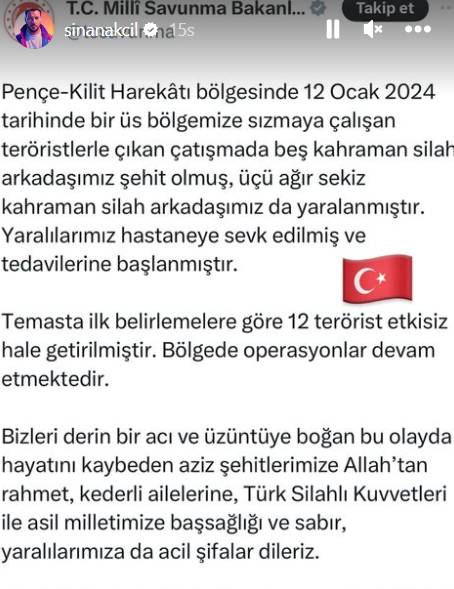 Kahraman 9 şehit asgerimiz için sanat dünyasından mesaj yağdı: ''Kahrolsun katiller'' 13