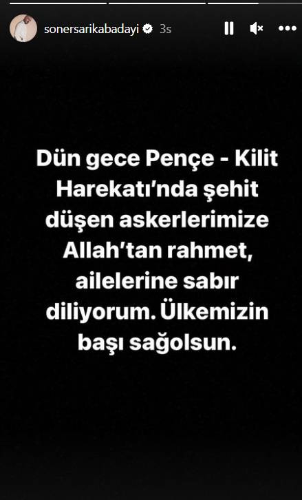 Kahraman 9 şehit asgerimiz için sanat dünyasından mesaj yağdı: ''Kahrolsun katiller'' 15