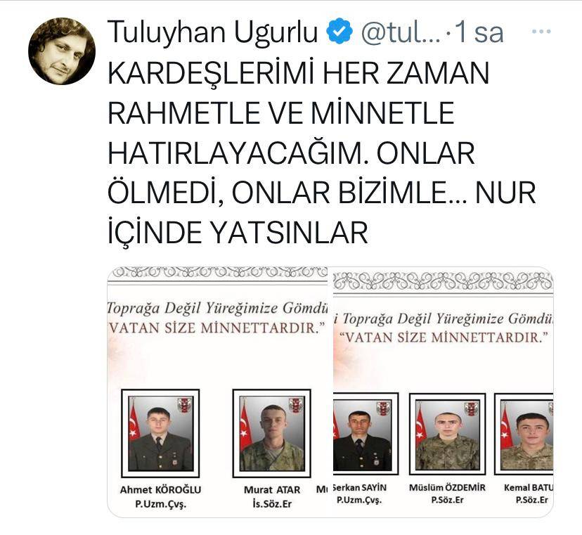 Kahraman 9 şehit asgerimiz için sanat dünyasından mesaj yağdı: ''Kahrolsun katiller'' 9