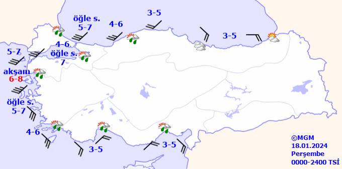 Bu gün hava durumu nasıl olacak, kar yağacak mı? 18 Ocak Perşembe günü tüm ülke genel hava durumu 11