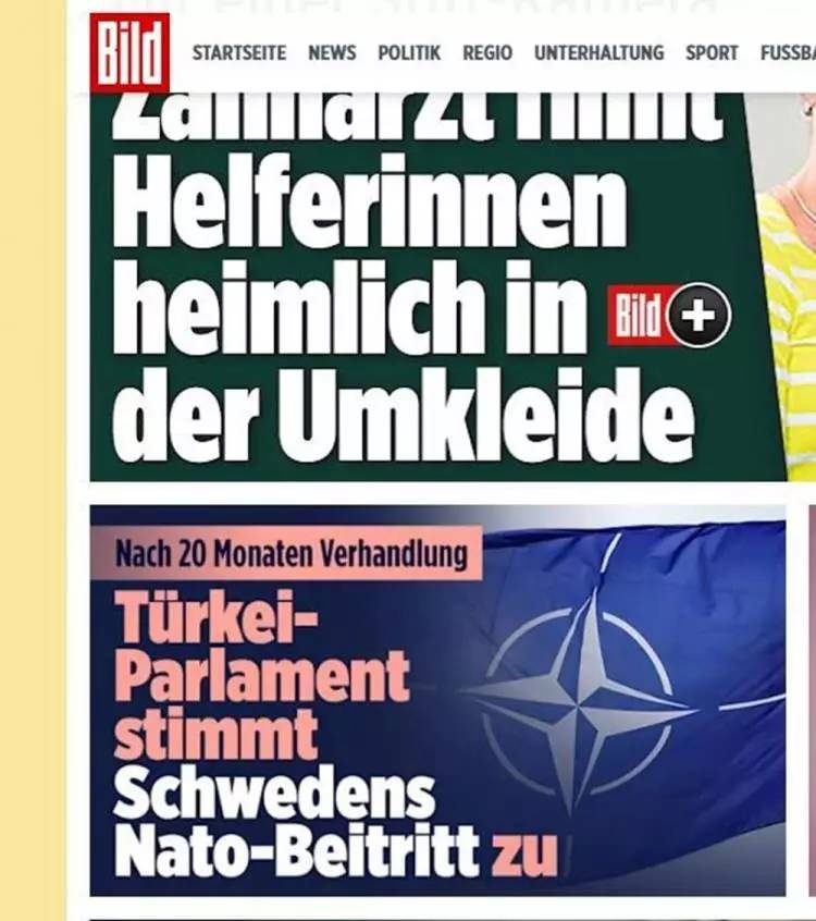 Türkiye İsveç'in NATO üyeliğini TBMM'de onaylayarak kabül etti, Karar dünya basınında büyük yankı buldu 8