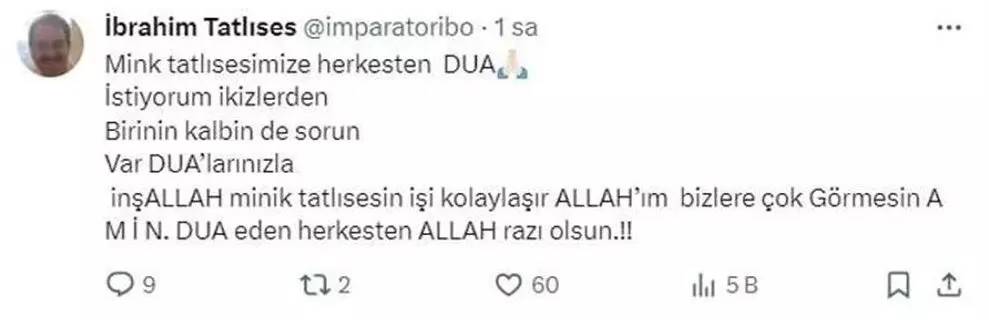 İbrahim Tatlıses üzücü haberi duyurdu dua istedi: ''Allah'ım bize çok görme'' 6