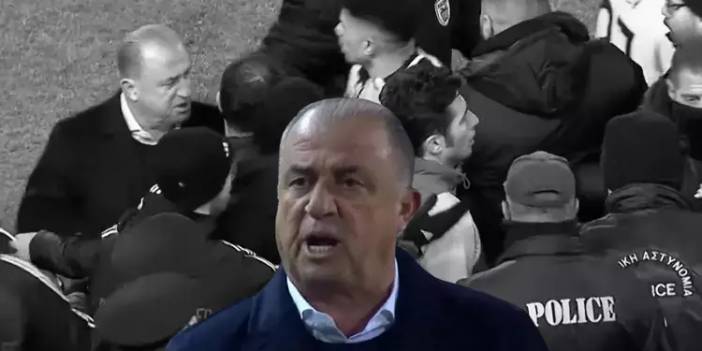 Fatih Terim çılgına döndü, Panathinaikos-PAOK maçında ortalık fena karıştı, çıkan tartışmaya polis ekipleri müdahale etti