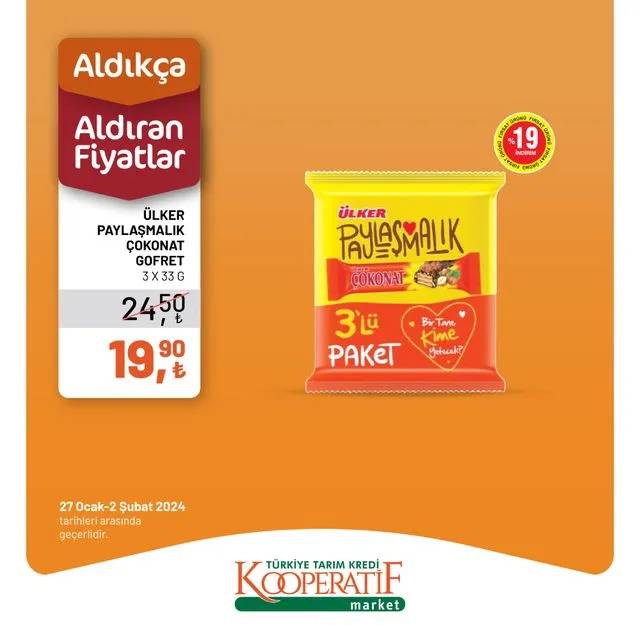 Tarım Kredi Market'ten eşi benzeri olmayan indirim kampanyası, 28 Ocak-2 Şubat 2024 aktüel ürünler kataloğu... 35