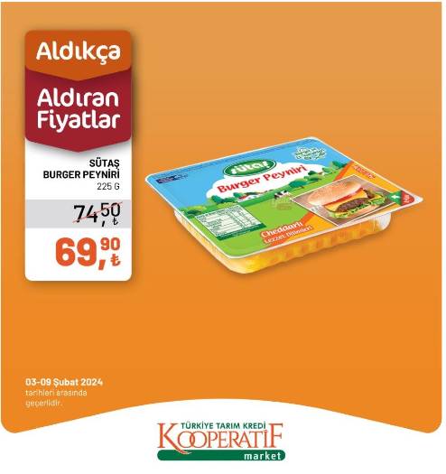 Bu fiyatları görenler Tarım Kredi Market'e koşuyor! Tarım Kredi Market 3-9 Şubat 2024 indirimli ürün kataloğunu yayınladı 10