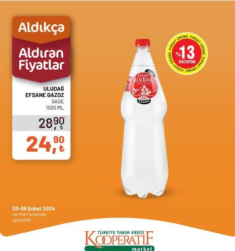 Bu fiyatları görenler Tarım Kredi Market'e koşuyor! Tarım Kredi Market 3-9 Şubat 2024 indirimli ürün kataloğunu yayınladı 21