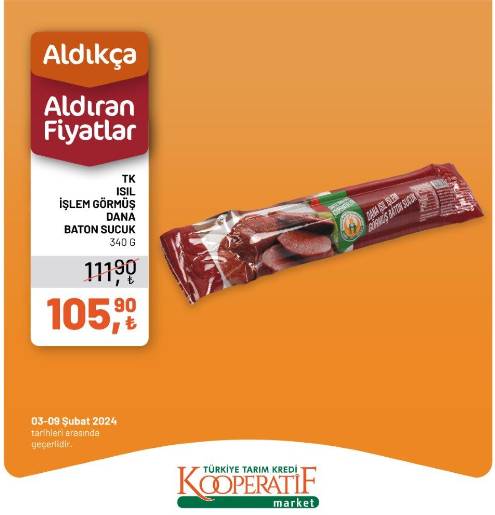 Bu fiyatları görenler Tarım Kredi Market'e koşuyor! Tarım Kredi Market 3-9 Şubat 2024 indirimli ürün kataloğunu yayınladı 26