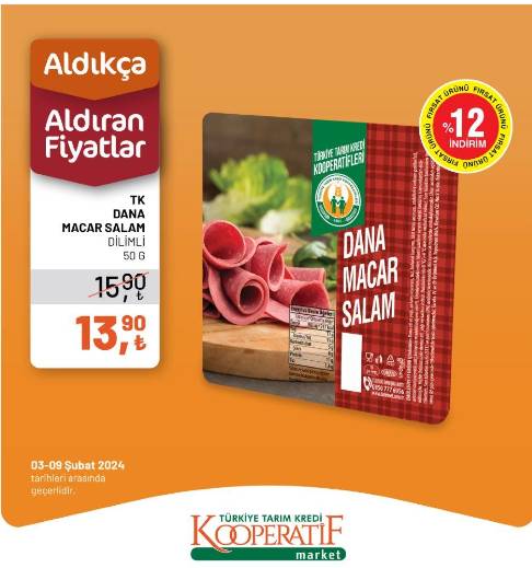 Bu fiyatları görenler Tarım Kredi Market'e koşuyor! Tarım Kredi Market 3-9 Şubat 2024 indirimli ürün kataloğunu yayınladı 27