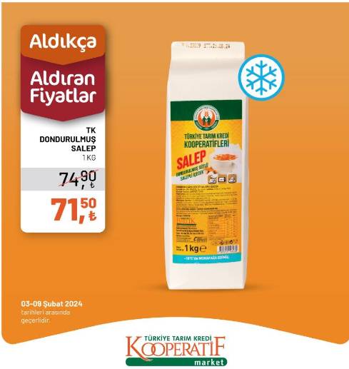 Bu fiyatları görenler Tarım Kredi Market'e koşuyor! Tarım Kredi Market 3-9 Şubat 2024 indirimli ürün kataloğunu yayınladı 34