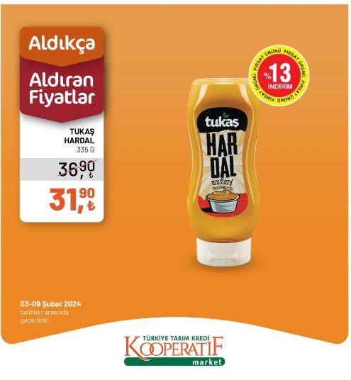 Bu fiyatları görenler Tarım Kredi Market'e koşuyor! Tarım Kredi Market 3-9 Şubat 2024 indirimli ürün kataloğunu yayınladı 5