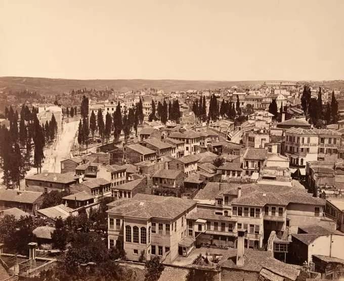 Çok eski tarihli İstanbul fotoğrafları, daha önce hiç görmediğiniz Macar arşivinden 1800 yıllara ait muhteşem İstanbul fotoğrafları 11