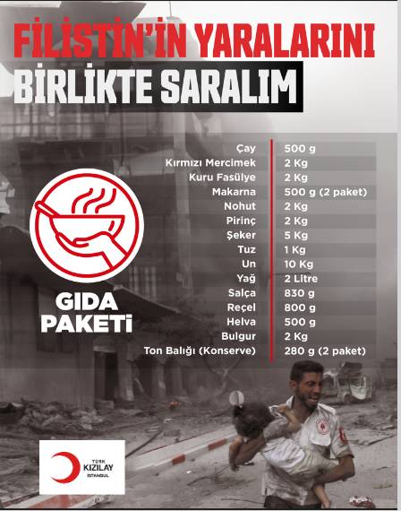 Pendik Kızılay’dan Filistin halkının yanında olmak, yaralarını sarmak  için yardım kampanyası 4