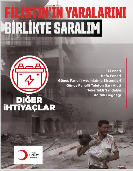 Pendik Kızılay’dan Filistin halkının yanında olmak, yaralarını sarmak  için yardım kampanyası 6