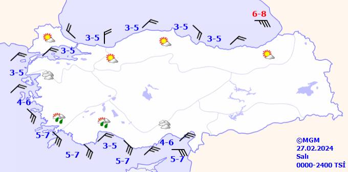 Meteoroloji açıkladı! Bugün hava durumu nasıl olacak? 27 Şubat İstanbul, Ankara, İzmir ve tüm ülke geneli  hava durumu 10