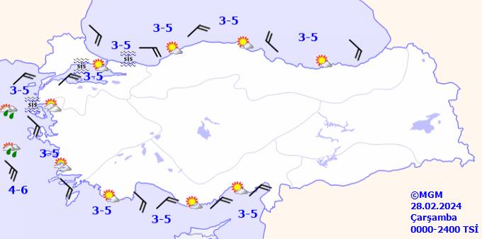 Bugün hava durumu nasıl olacak? 28 Şubat Çarşamba tüm bölgelerimizde ve illerimizde hava durumu 11