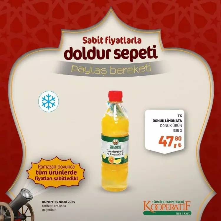 Tarım Kredi Market'ten Ramazan ayına özel dev kampanya! Bazı ürünlerde fiyatları sabitledi ve yüzde elliye varan indirime gitti 100