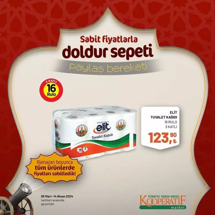 Tarım Kredi Market'ten Ramazan ayına özel dev kampanya! Bazı ürünlerde fiyatları sabitledi ve yüzde elliye varan indirime gitti 105