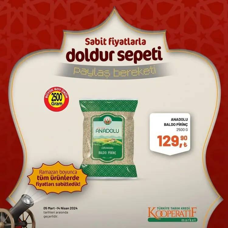 Tarım Kredi Market'ten Ramazan ayına özel dev kampanya! Bazı ürünlerde fiyatları sabitledi ve yüzde elliye varan indirime gitti 13