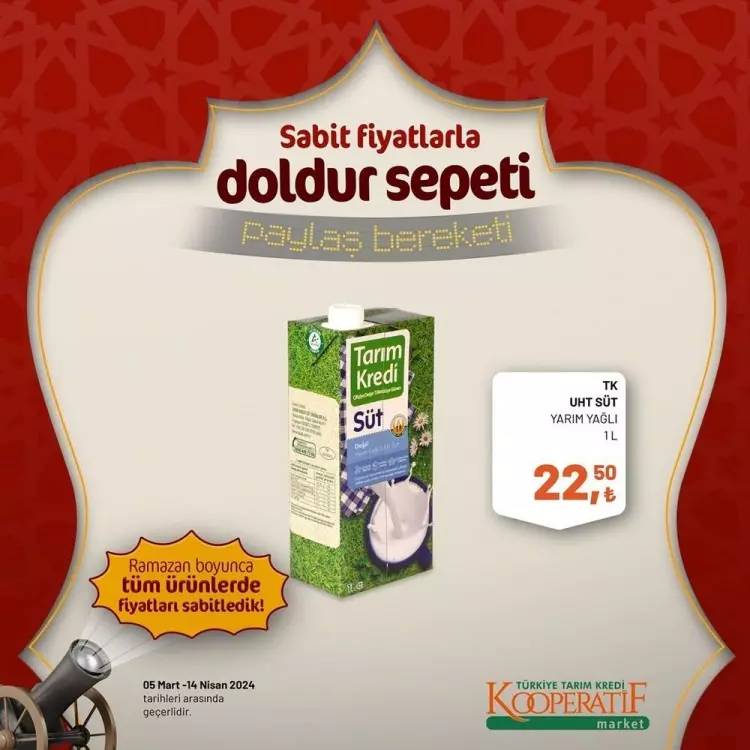 Tarım Kredi Market'ten Ramazan ayına özel dev kampanya! Bazı ürünlerde fiyatları sabitledi ve yüzde elliye varan indirime gitti 35