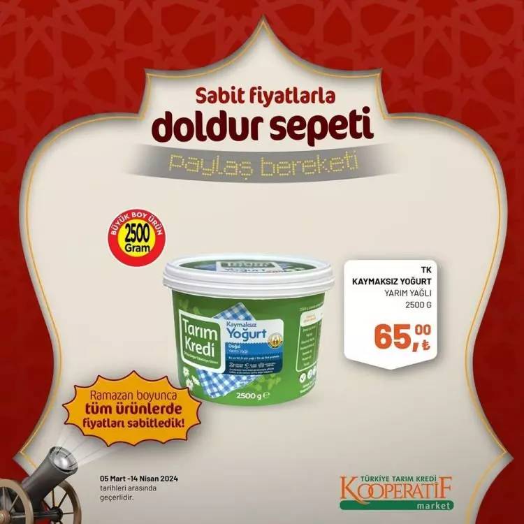 Tarım Kredi Market'ten Ramazan ayına özel dev kampanya! Bazı ürünlerde fiyatları sabitledi ve yüzde elliye varan indirime gitti 36