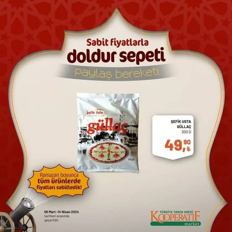 Tarım Kredi Market'ten Ramazan ayına özel dev kampanya! Bazı ürünlerde fiyatları sabitledi ve yüzde elliye varan indirime gitti 55