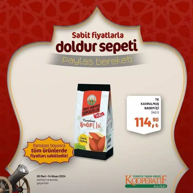 Tarım Kredi Market'ten Ramazan ayına özel dev kampanya! Bazı ürünlerde fiyatları sabitledi ve yüzde elliye varan indirime gitti 63