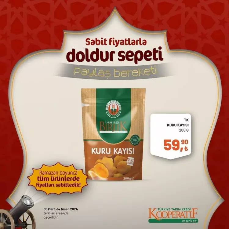 Tarım Kredi Market'ten Ramazan ayına özel dev kampanya! Bazı ürünlerde fiyatları sabitledi ve yüzde elliye varan indirime gitti 71