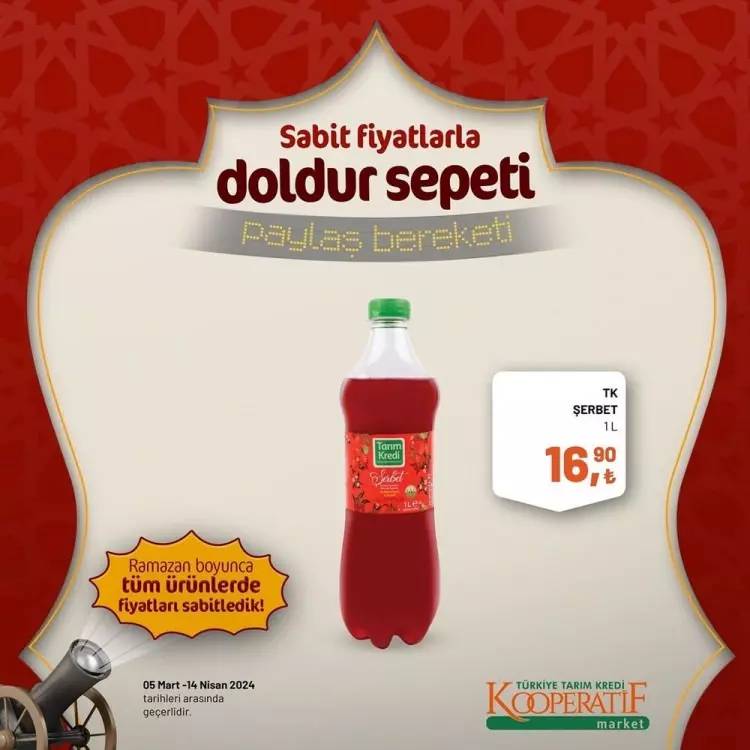 Tarım Kredi Market'ten Ramazan ayına özel dev kampanya! Bazı ürünlerde fiyatları sabitledi ve yüzde elliye varan indirime gitti 78