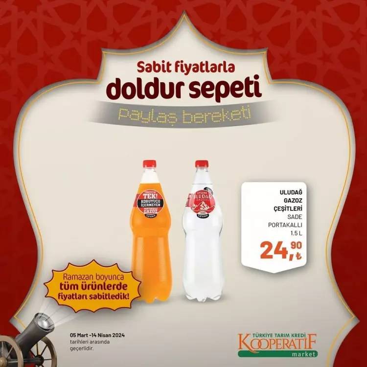 Tarım Kredi Market'ten Ramazan ayına özel dev kampanya! Bazı ürünlerde fiyatları sabitledi ve yüzde elliye varan indirime gitti 80