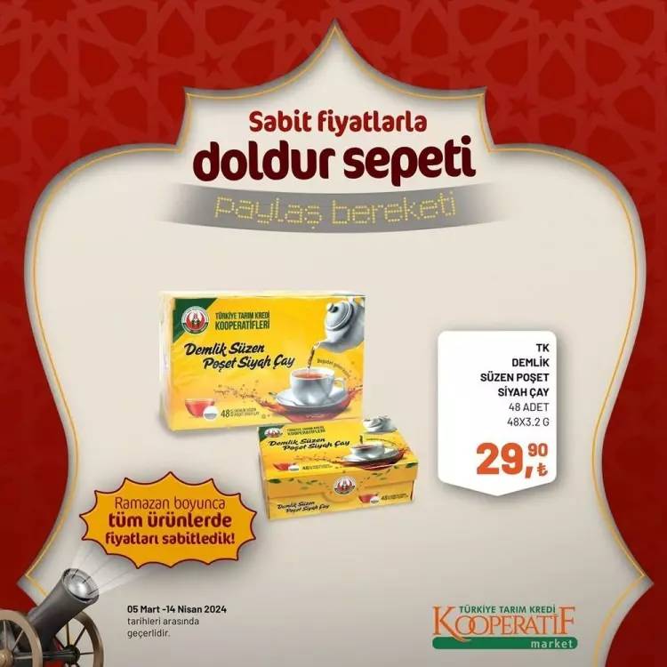 Tarım Kredi Market'ten Ramazan ayına özel dev kampanya! Bazı ürünlerde fiyatları sabitledi ve yüzde elliye varan indirime gitti 83