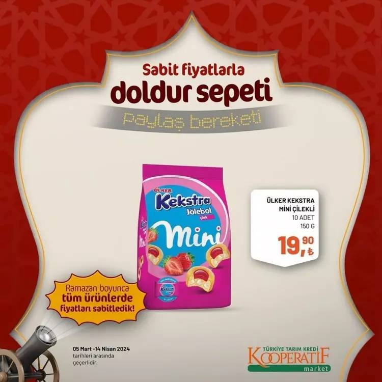 Tarım Kredi Market'ten Ramazan ayına özel dev kampanya! Bazı ürünlerde fiyatları sabitledi ve yüzde elliye varan indirime gitti 86