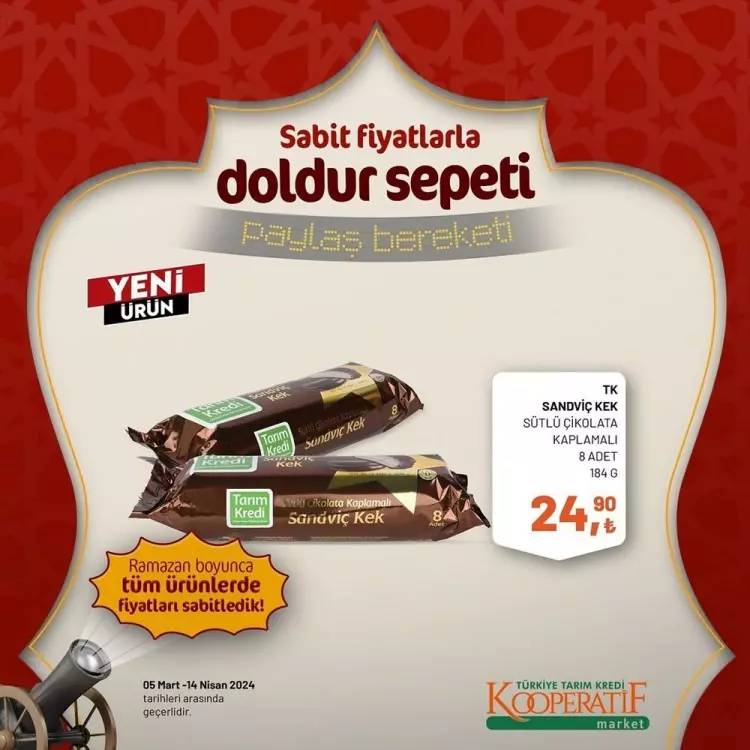 Tarım Kredi Market'ten Ramazan ayına özel dev kampanya! Bazı ürünlerde fiyatları sabitledi ve yüzde elliye varan indirime gitti 91