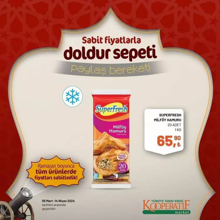 Tarım Kredi Market'ten Ramazan ayına özel dev kampanya! Bazı ürünlerde fiyatları sabitledi ve yüzde elliye varan indirime gitti 97